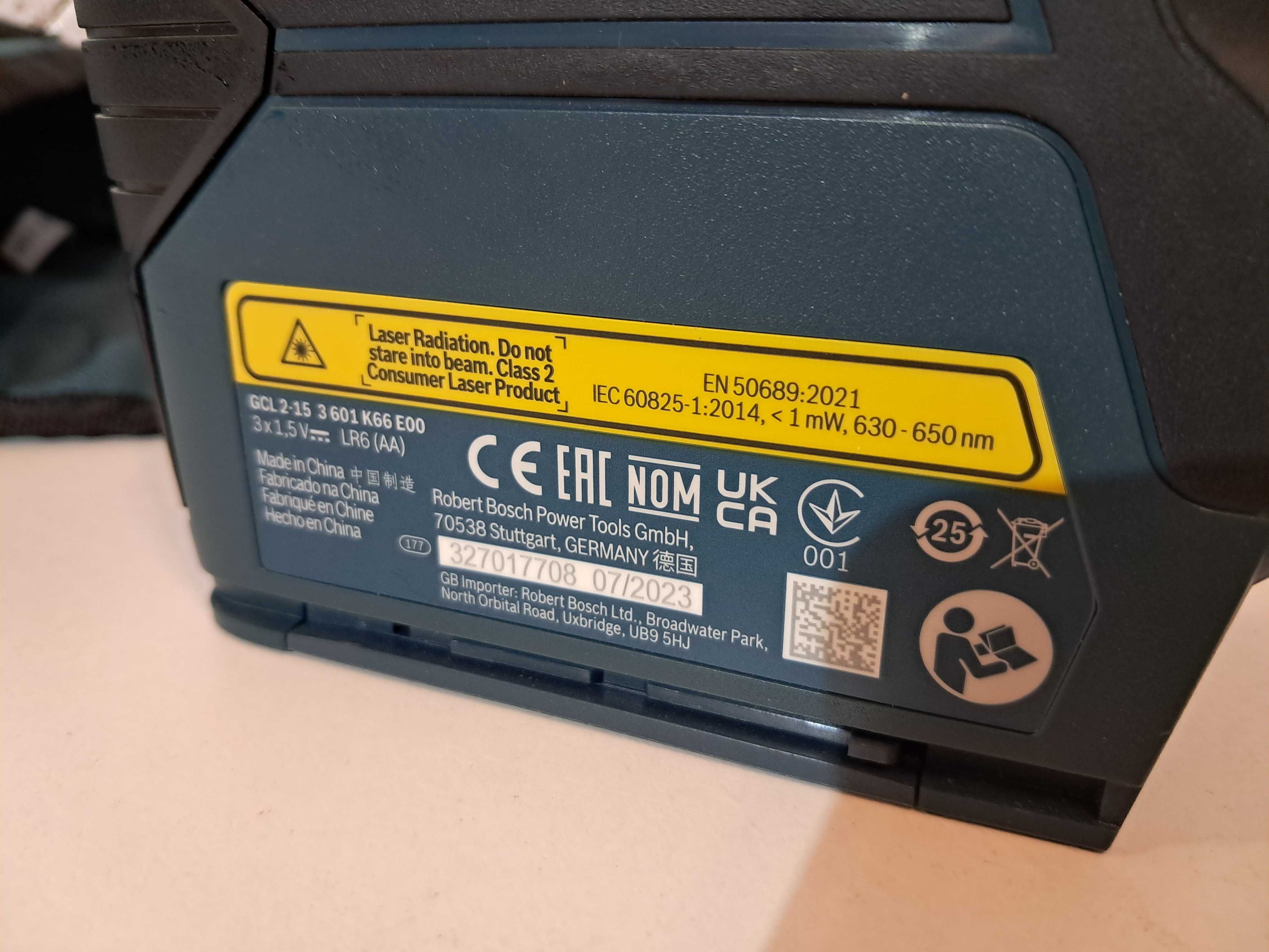 Лазерный уровень BOSCH GCL2-15 НОВЫЙ