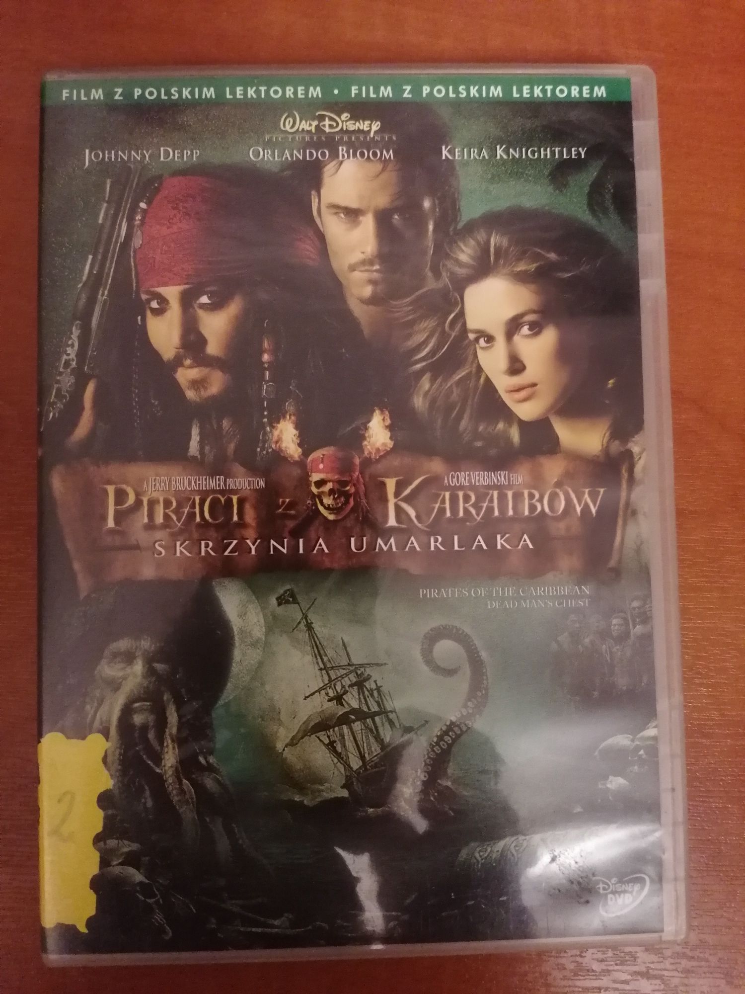 Film na dvd Piraci z Karaibów Skrzynia umarlaka