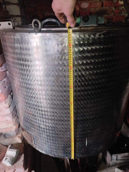 Ємкість нержавіюча з рубашкою 350 л