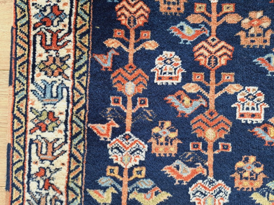Iranski ręcznie tkany wełniany dywan Qashqai 90x137cm nr 1474