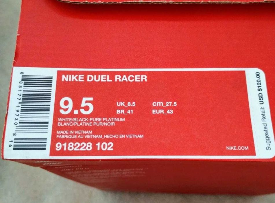 ДЕШЕВО!!! Кроссовки Nike Duel Racer 918228 102 ОРИГИНАЛ