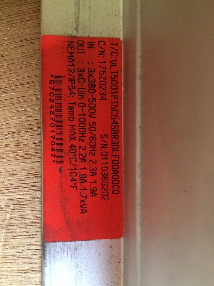 Falownik VLT 5000 Danfoss