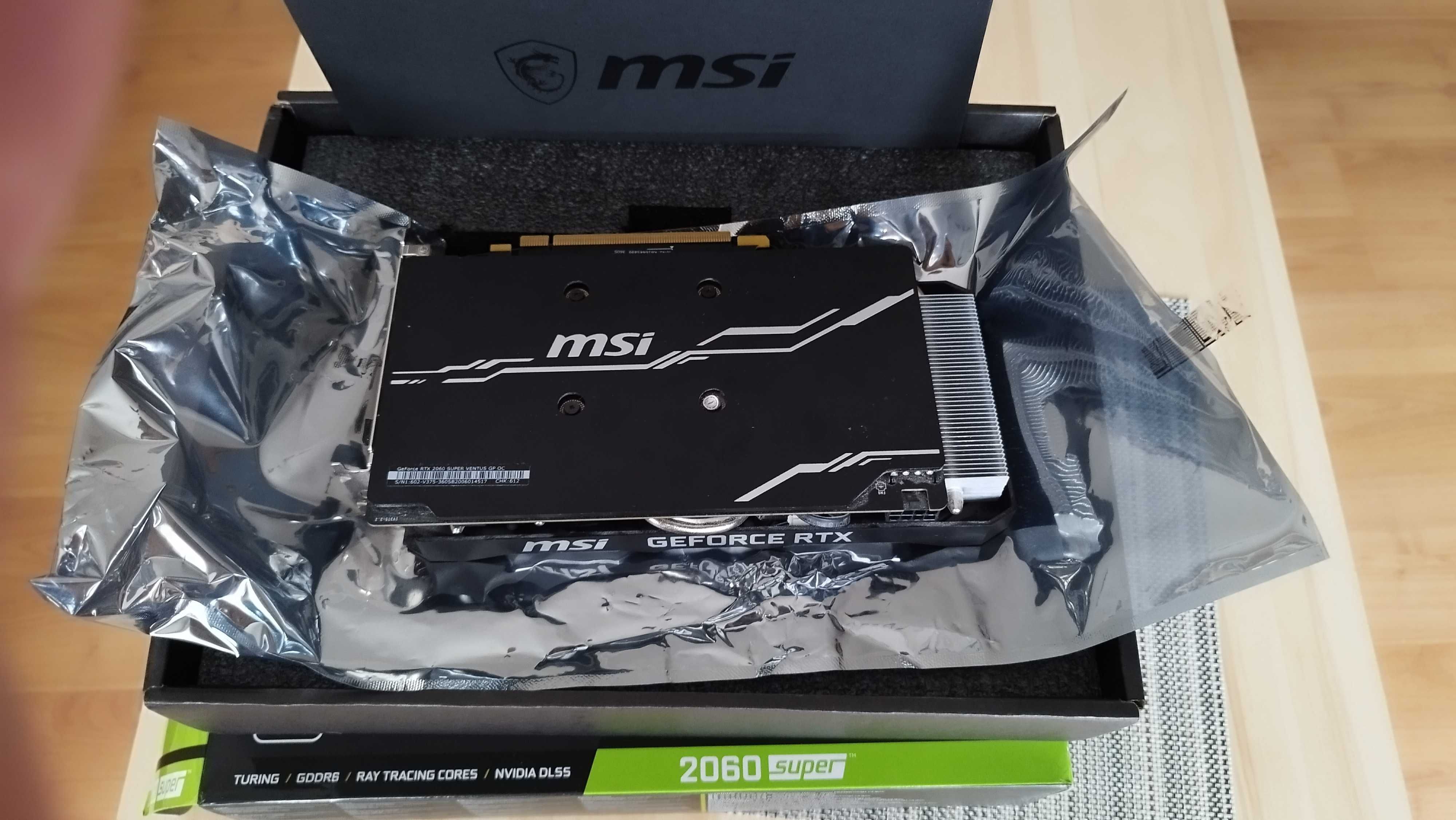 RTX 2060 SUPER MSI Geforce ventus gp oc 8gb gddr6