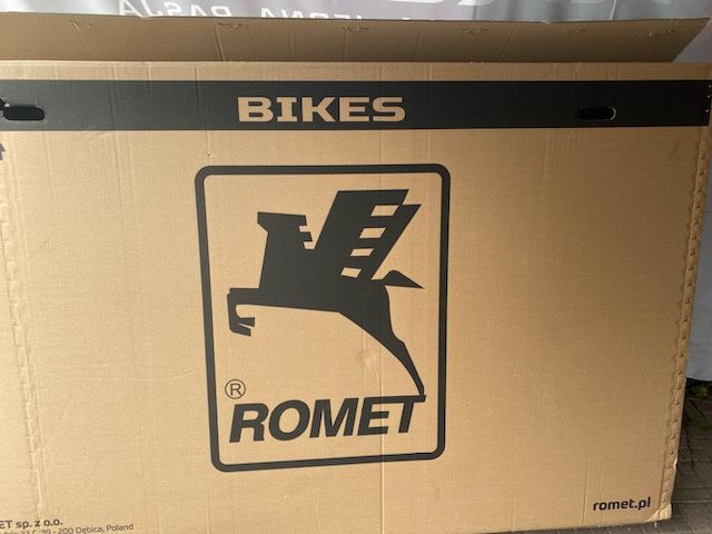 Karton na rower po rowerze