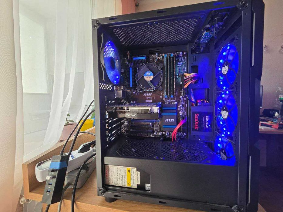 Ігровий пк i5 4ядра 3.7GHz + GTX 1050TI OC 4Gb + 12GB DDR3 + SSD + HDD