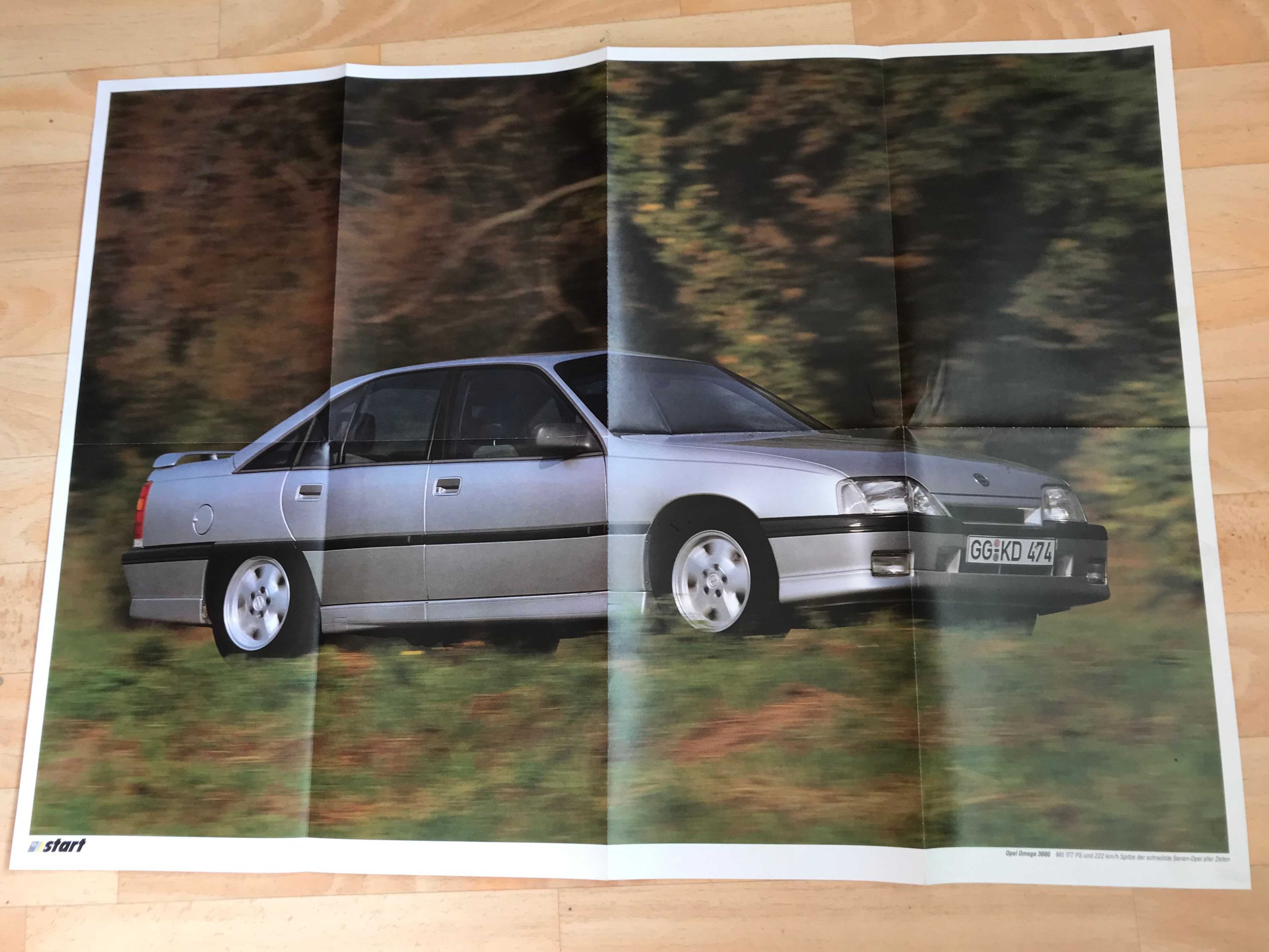 Opel Omega A,  Manta, Kadett оригинальные рекламные брошюры