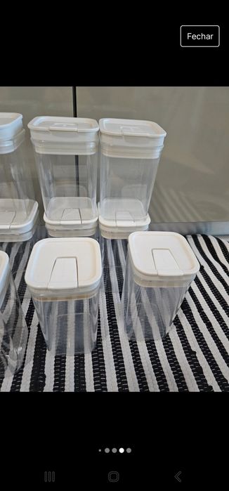 Caixas armazenamento Tescoma Airstop