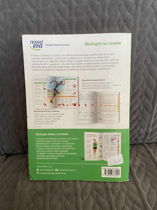 Biologia na czasie 1 podrecznik do klasy 1 liceum i technikum