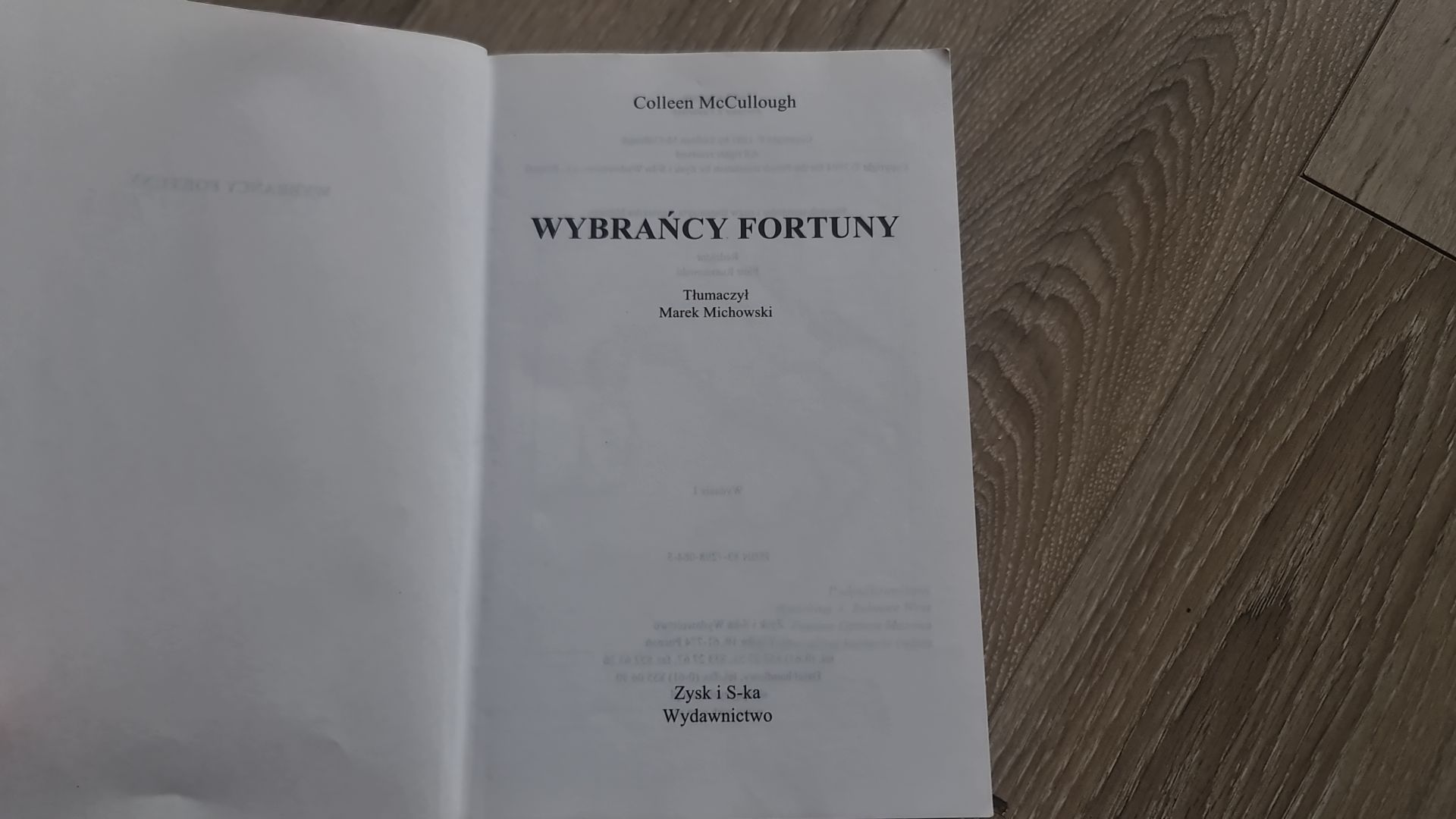 WYBRAŃCY FORTUNY Colleen McCULLOUGH autor pierwszy w Rzymie i wieniec