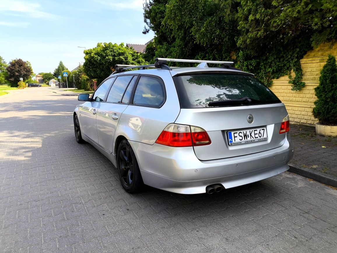 BMW E61 2.5D skóra,Automat,el.,Aluski,Panorama