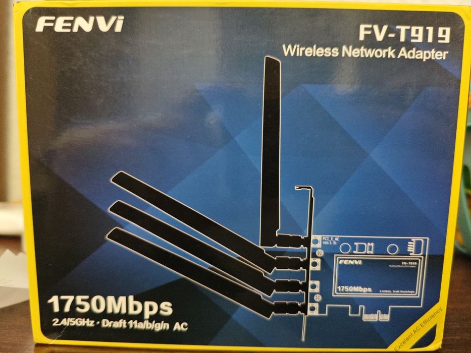WiFi/Bluetooth Fenvi T919 Mac OS