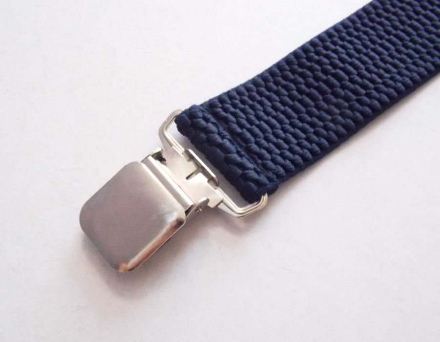 Подтяжки усиленные мужские широкие / підтяжки сині посилені чоловічі