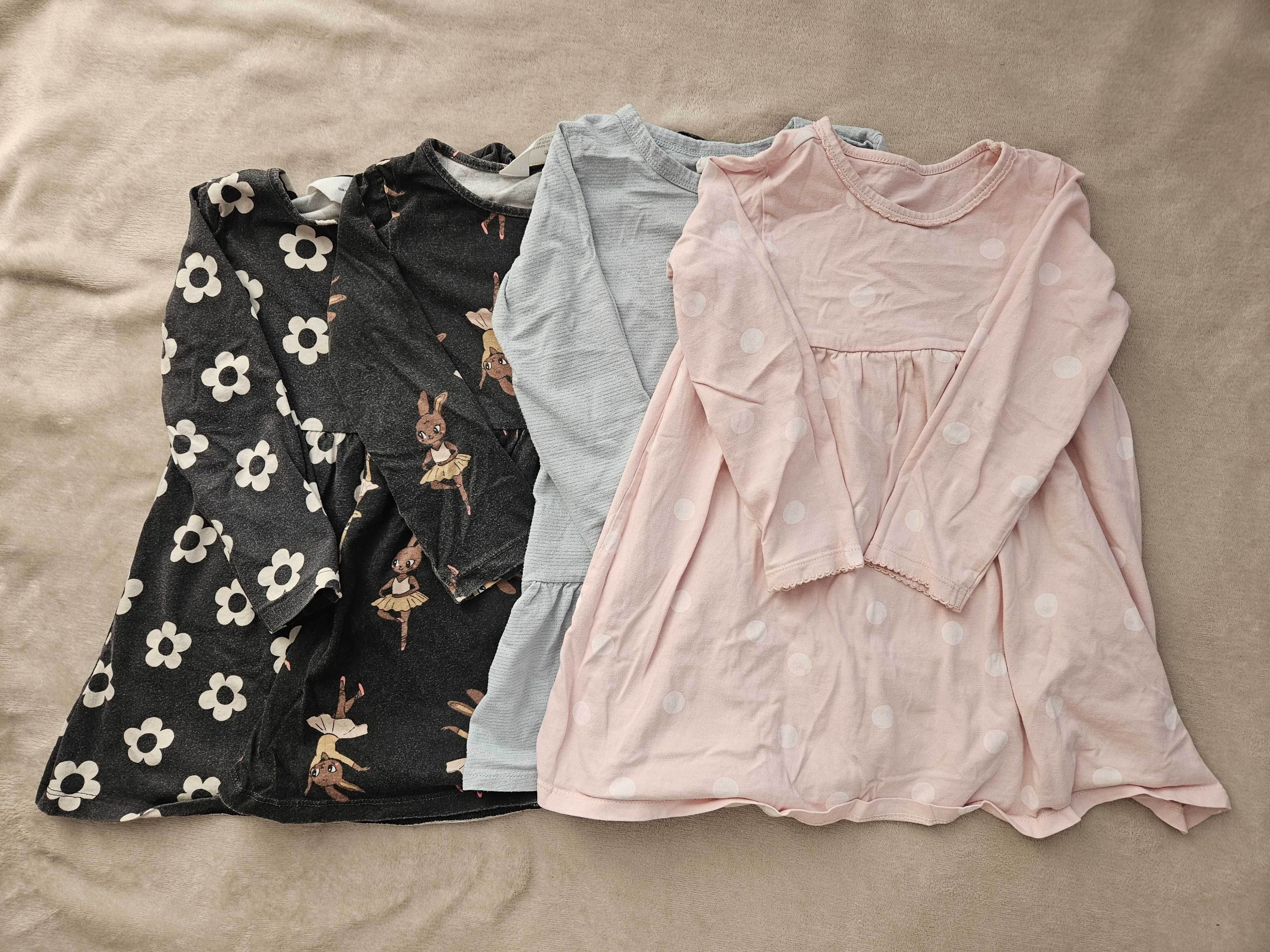 Sukienki H&M rozm. 98/104.