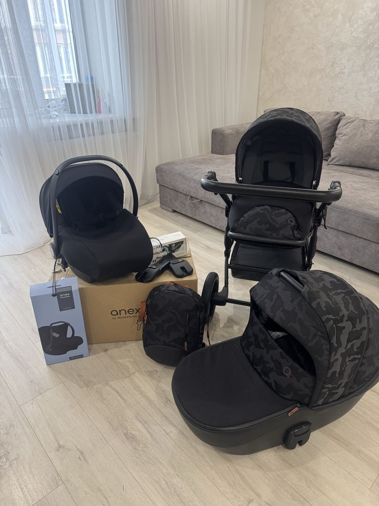 На гарантії!Коляска 3 в 1 Anex M/Type Hide Special Edition (mt-SE02)