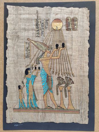 Oryginalny papirus z Damaszku (Syria)