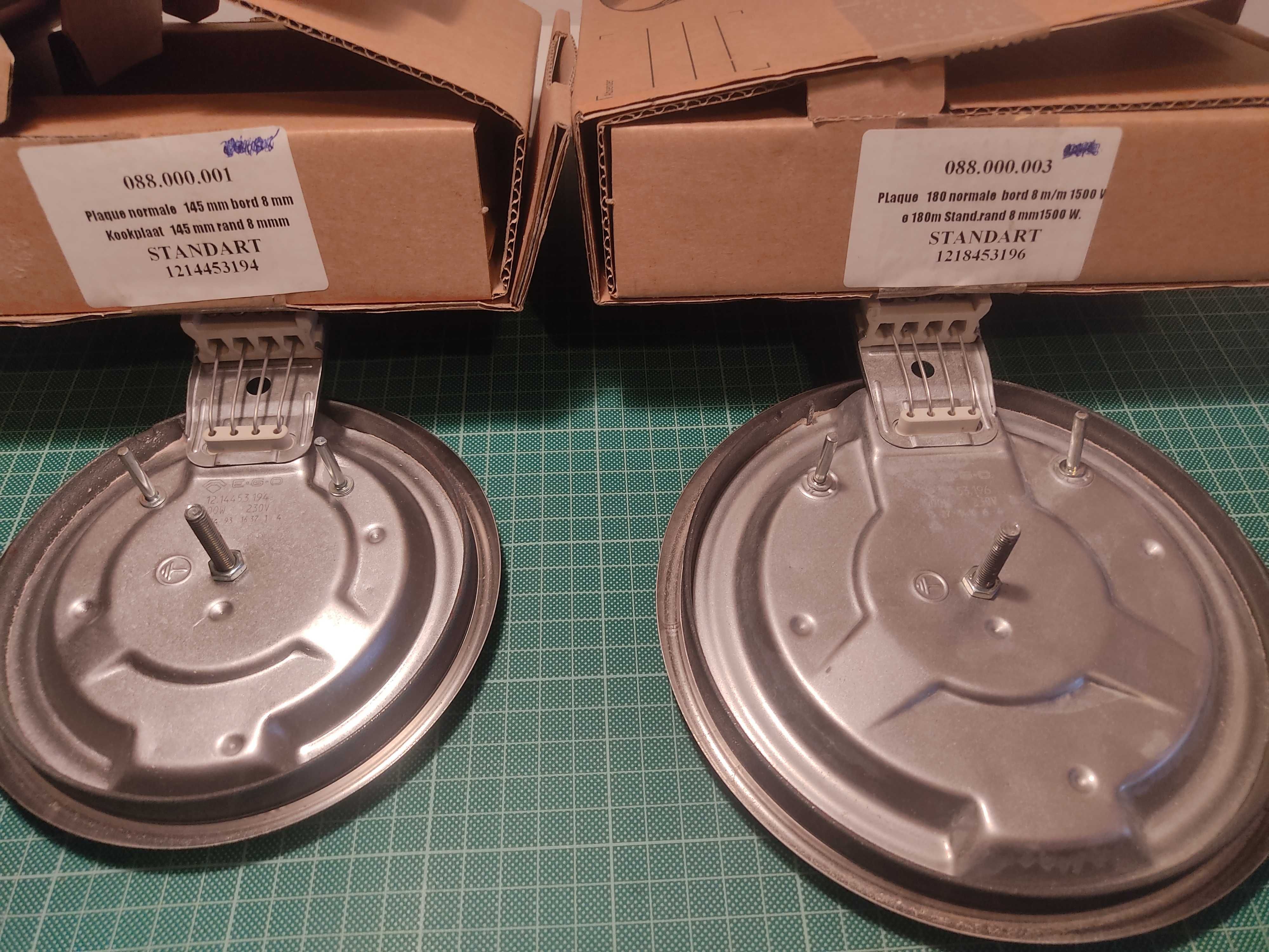 Placas de Aquecimento Elétricas - 1000W e 1500W - Novas