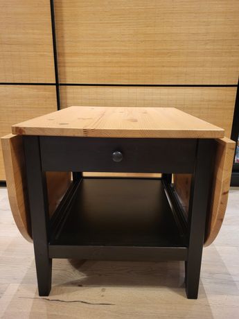 Arkelstorp stolik kawowy składany Ikea, drewno, czarny 65x140x52
Stoli