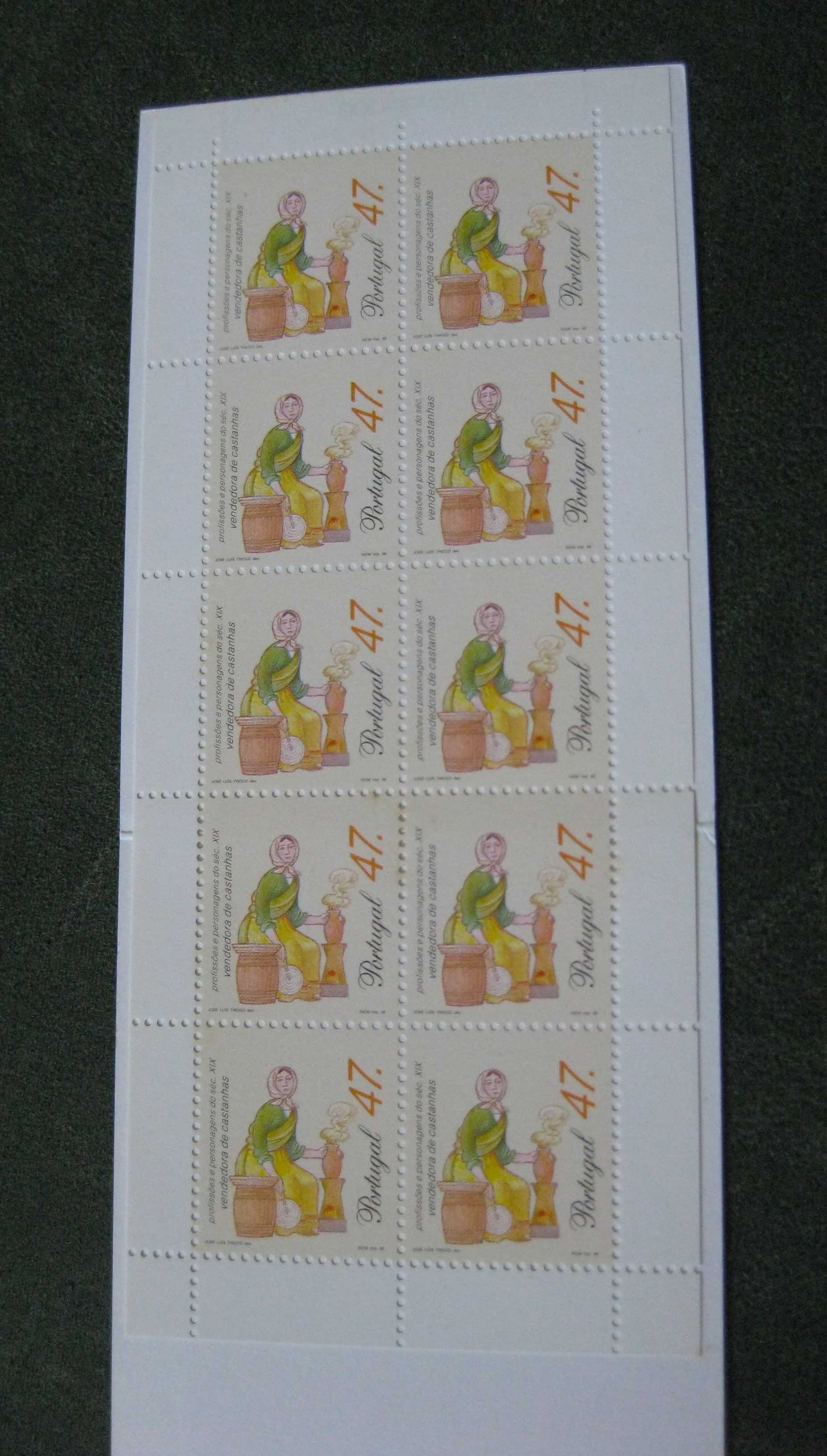 Carteira Nº100 Prof e Pers Séc. XIX, Vendedora de Castanhas (2º grupo)