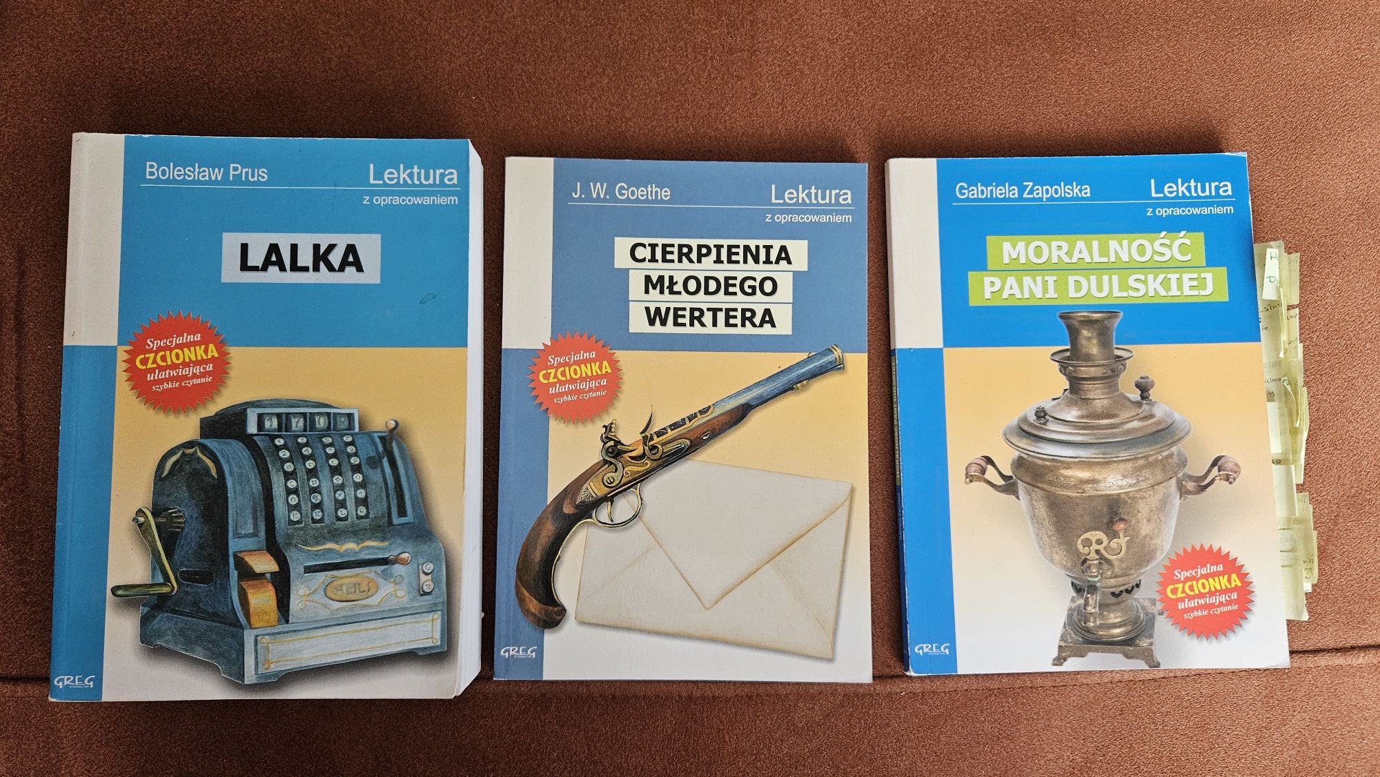 Lektury - Lalka Cierpienia Młodego Wertera Moralność Pani Dulskiej