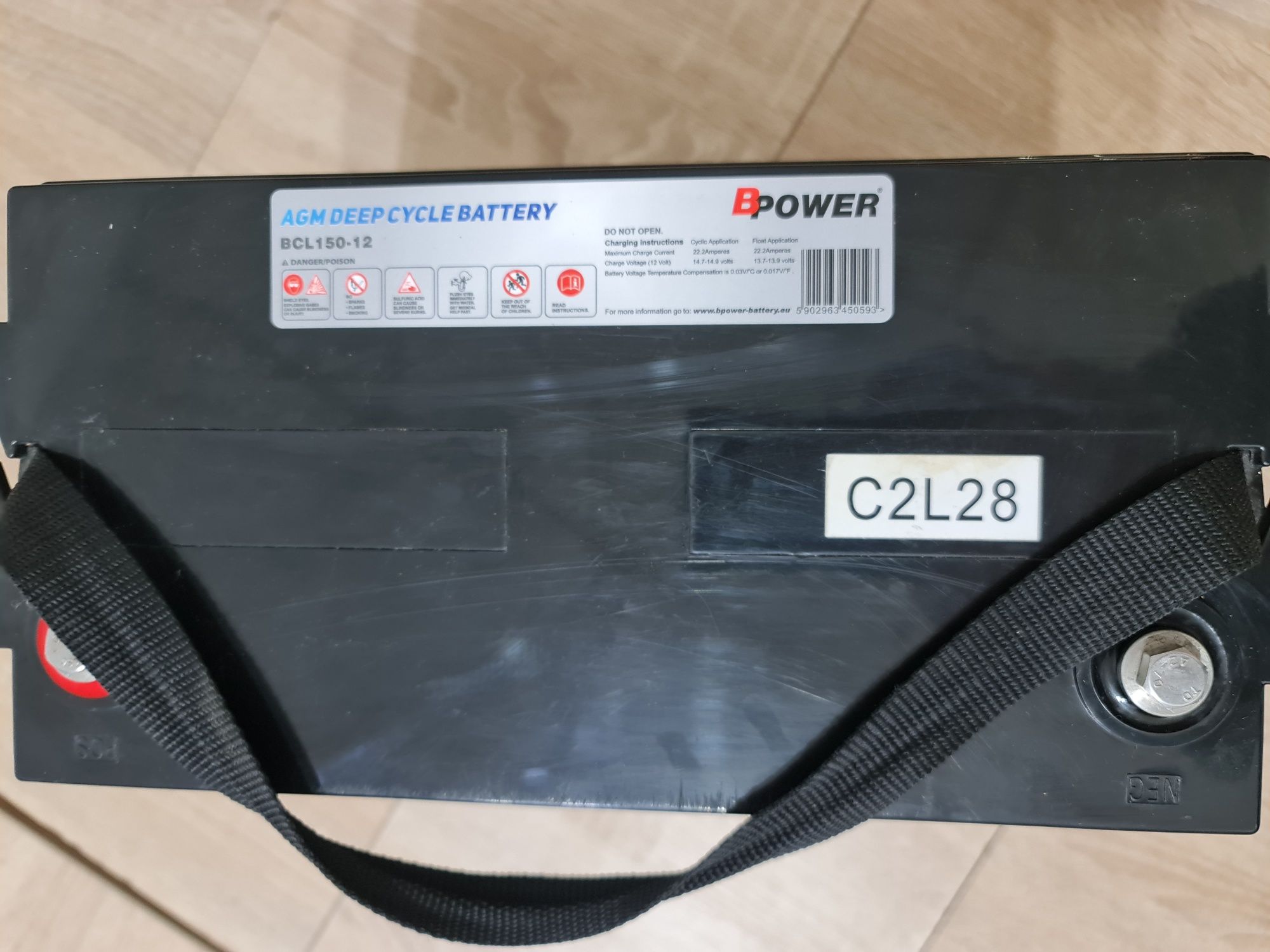 Акумулятор AGM BBPOWER 12V 150Ah