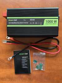 Інвертор Green Cell INV08 1000W (max 2000W) 12-220V в наявності