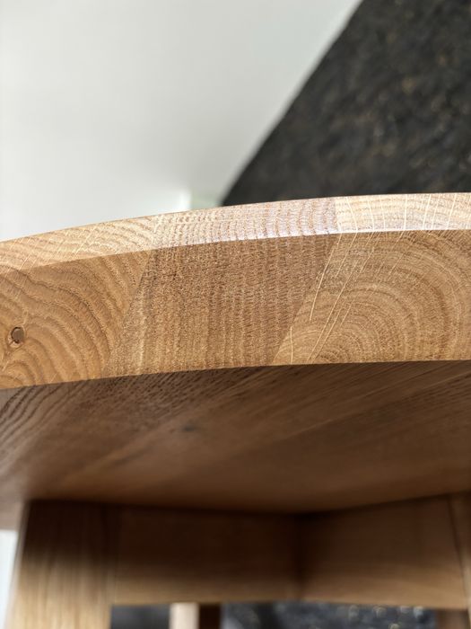 Okrągły stół drewniany dębowy