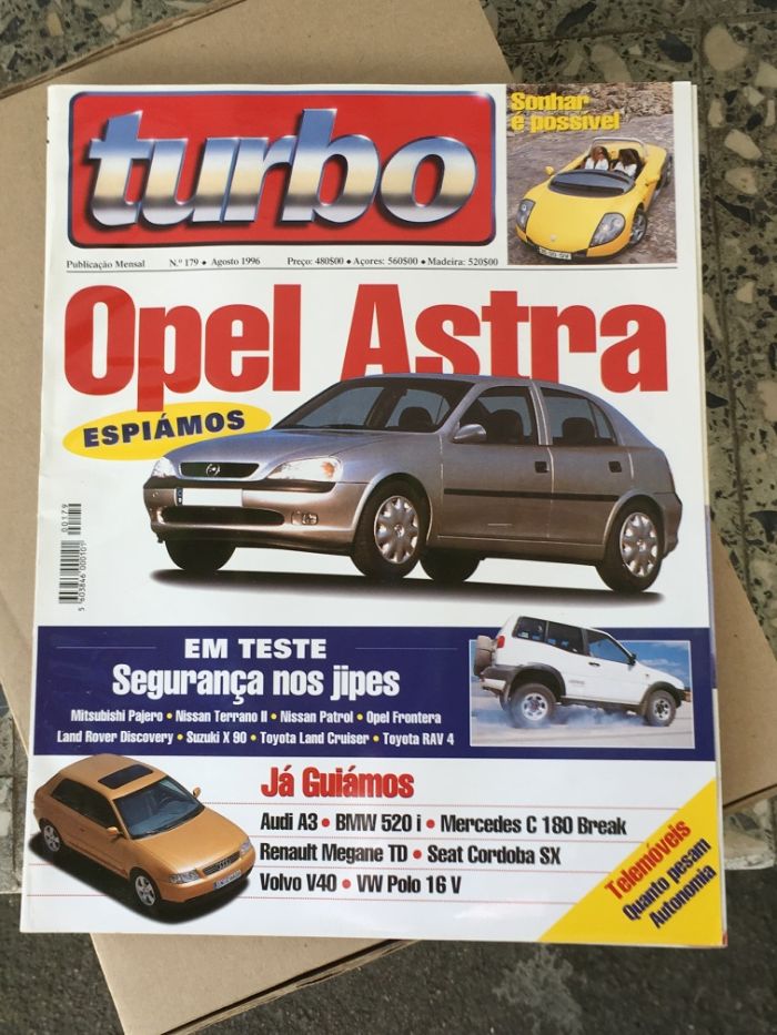 Revistas Turbo e AutoFoco, vários anos