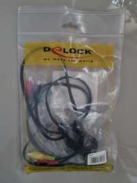 Delock kabel sata  slimline (F)+zasil  sata (sata )-sata (F) (84418)