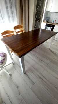 Stol drewniany 82 x 182 cm +2 blaty do przedluzenia stołu Do RENOWACJI