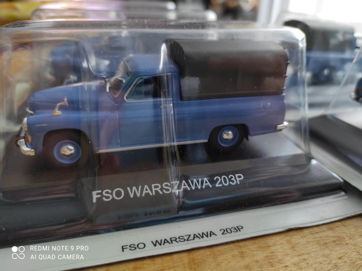 Model Warszawa 203p pick-up skala 1:43