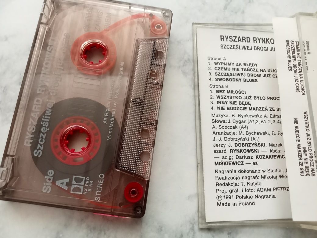 Ryszard Rynkowski Szczęśliwej drogi już czas kaseta audio