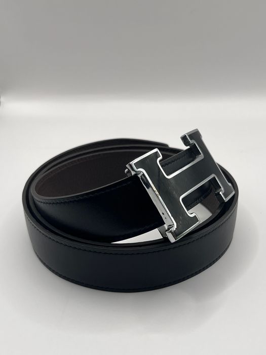 Hermes чоловічий шкіряний ремінь пасок