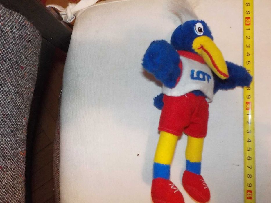 kolekcja PRL zabawka PLL LOT  maskotka  22 cm  samolot    gadżet