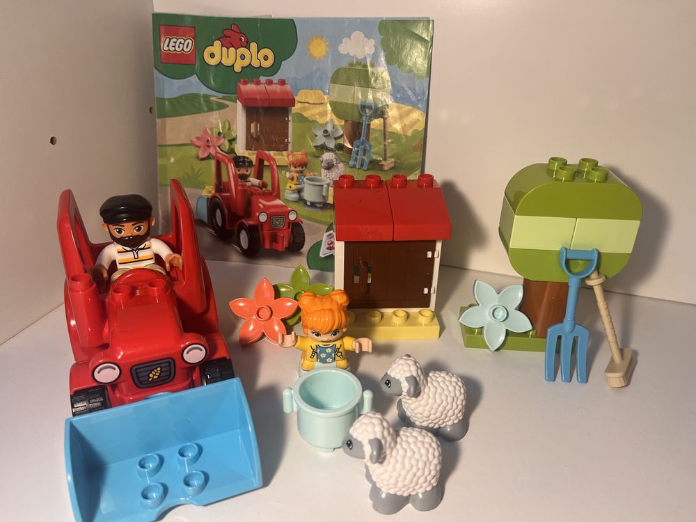 Lego Duplo, traktor i zwierzątka gospodarkie