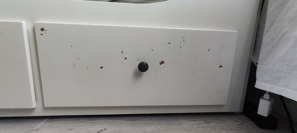 IKEA Hemnes leżanka łóżko rozkładane z 2 materacami