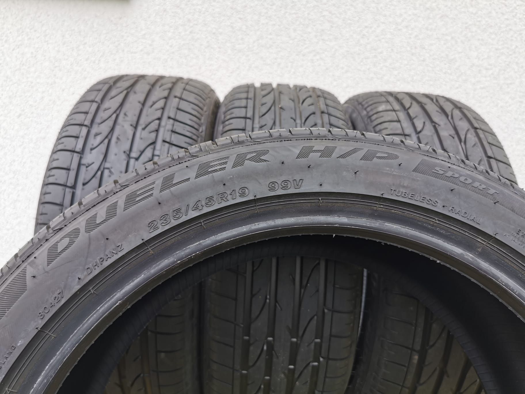 Opony Bridgestone Dueler 235/45/19 letnie 2022 NOWE