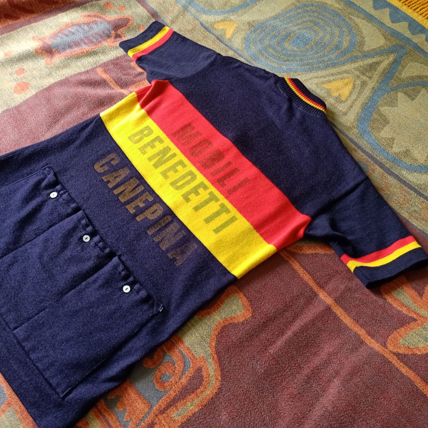 Koszulka rowerowa  w stylu retro Brieka Schotte'a na Tour d