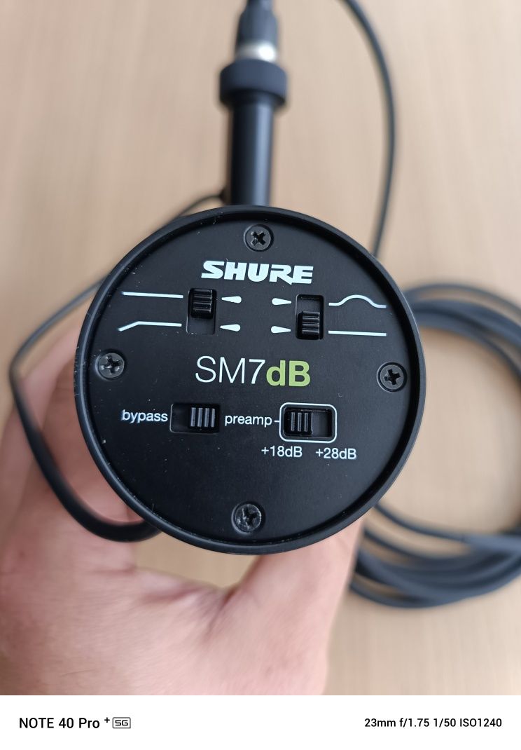 Mikrofon SHURE SM 7dB Dynamiczny