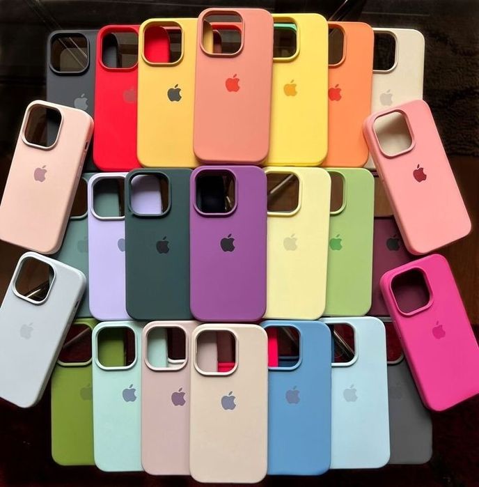 Чохол на айфон 15 про макс Silicone Case білий | Чехол для iphone