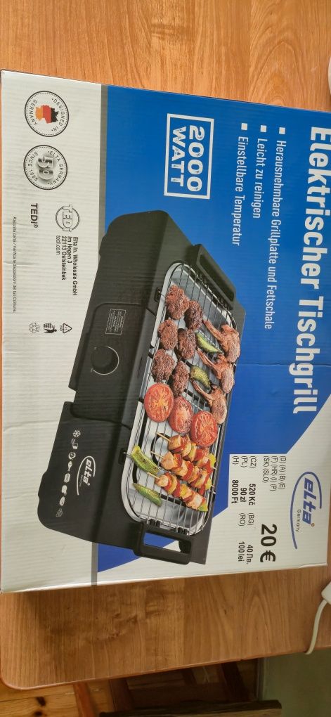 Grill elektryczny  elta