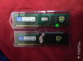 Оперативная память MLLSE DDR2 800MHz 2 штуки по 2Gb ИТОГО 4Гб