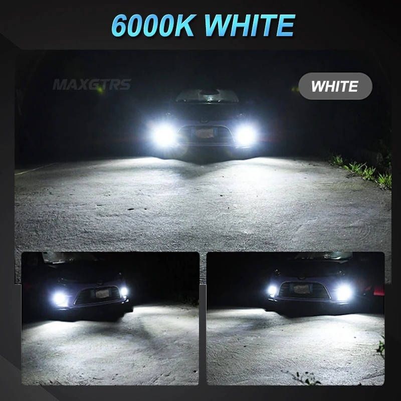 Міні лінзи H8 H9 H11 LED MAXGTRS для ближнього, дальнього,  ПТФ світла
