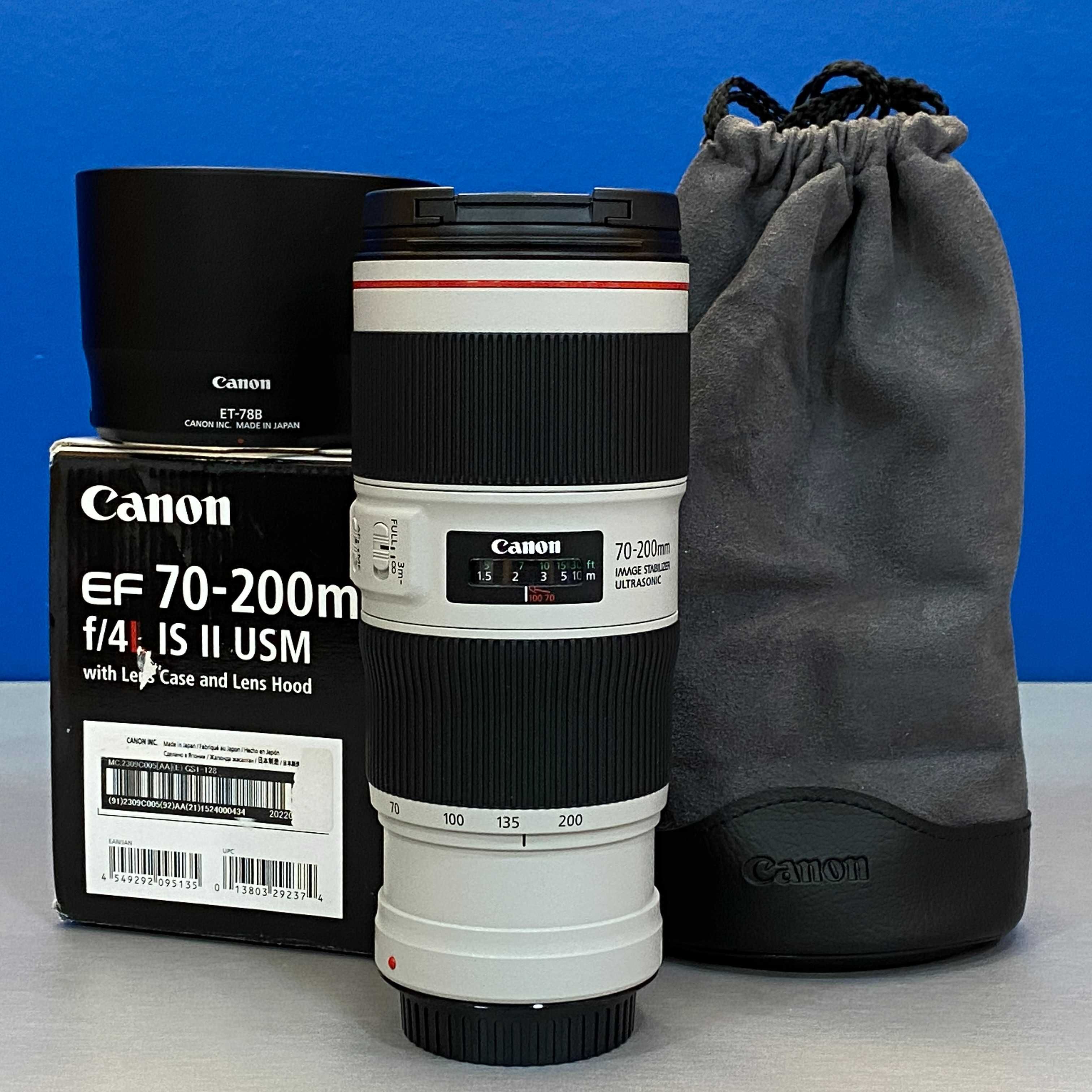 Canon EF 70-200mm f/4 L IS II USM (3 ANOS DE GARANTIA)