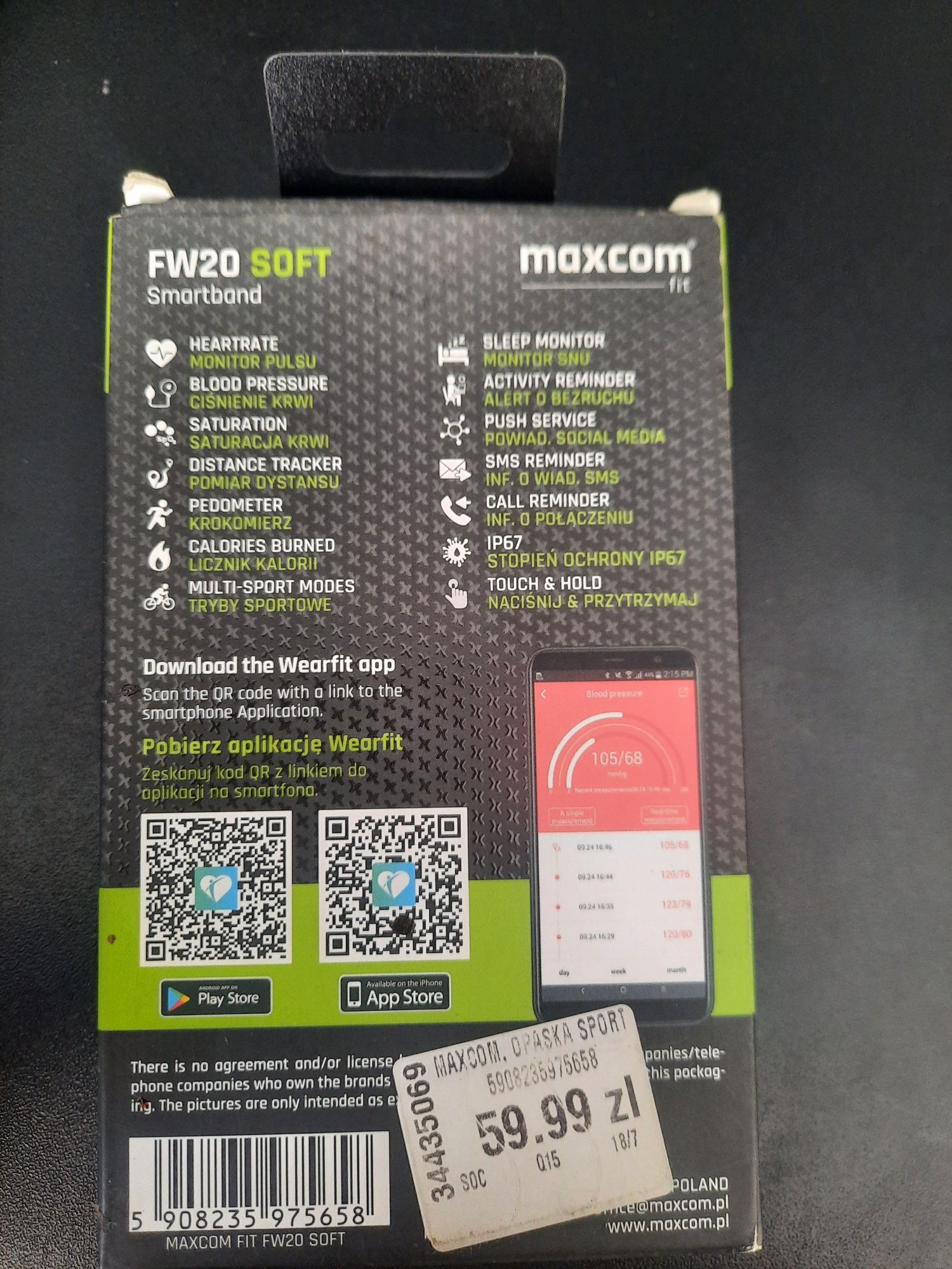 Smartwatch Maxcom FW20
