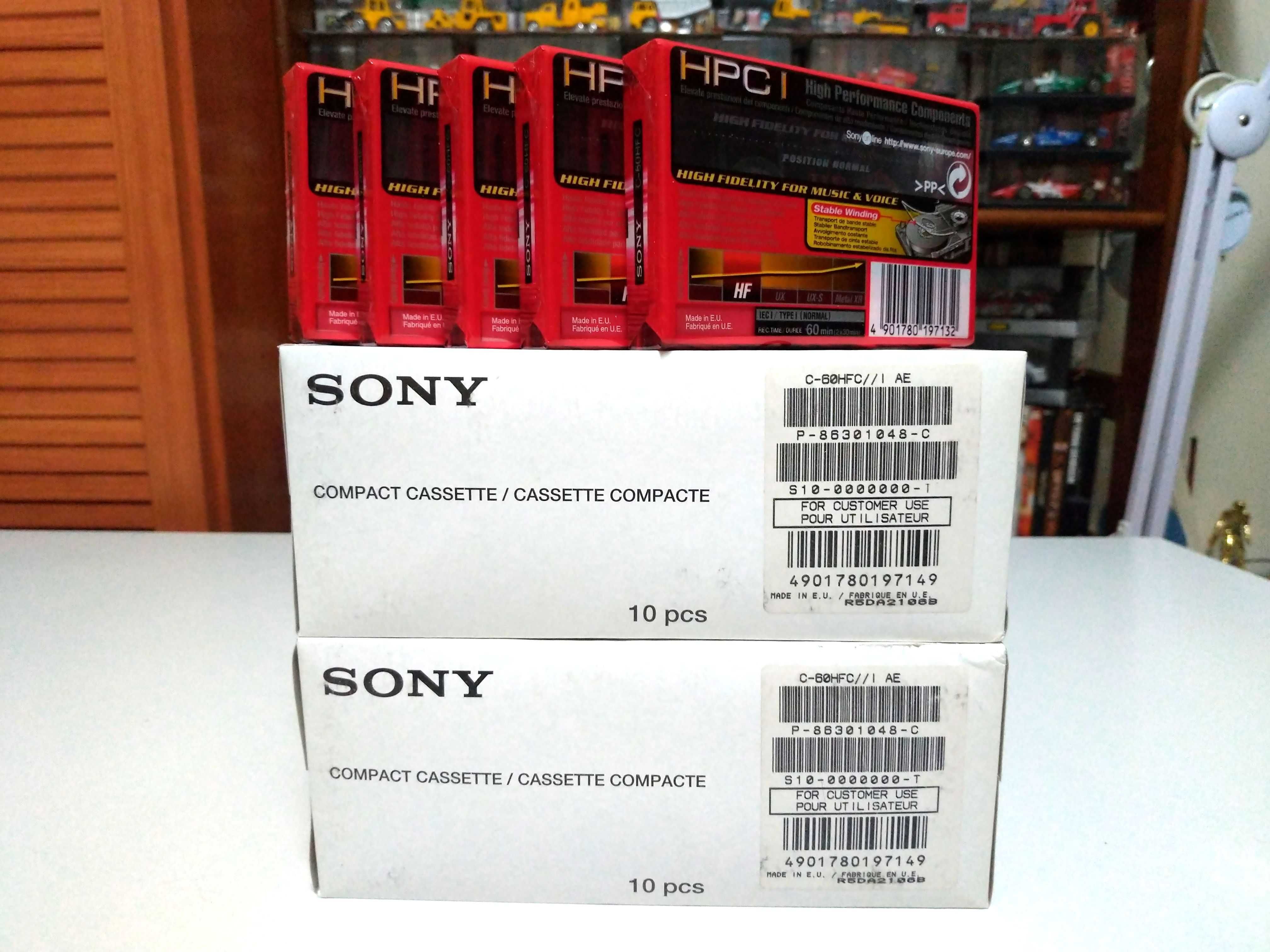 25x Cassetes Sony HF60 High Performance Components HPC