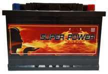 Nowy Akumulator 74Ah Super Power 12V Prawy + MADE IN EU