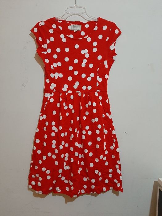 bawełniana sukienka z kieszeniami r.34