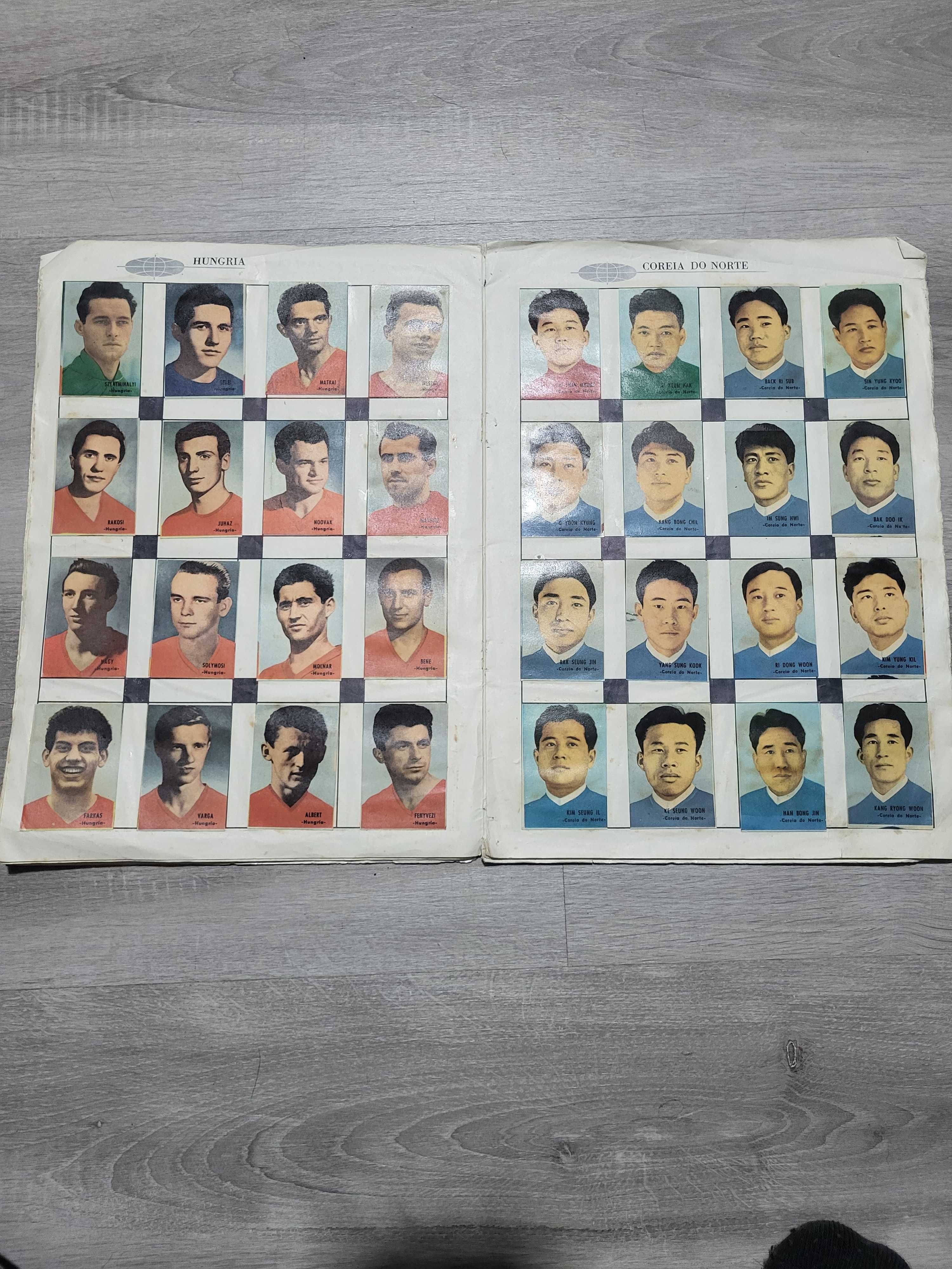 Raridade CADERNETA Completa Cromos MUNDIAL FUTEBOL 1966