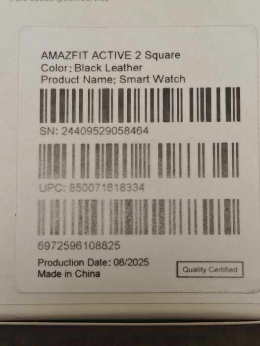 Дата производства  Август 08.2025 Запечатанный Amazfit t rex 3