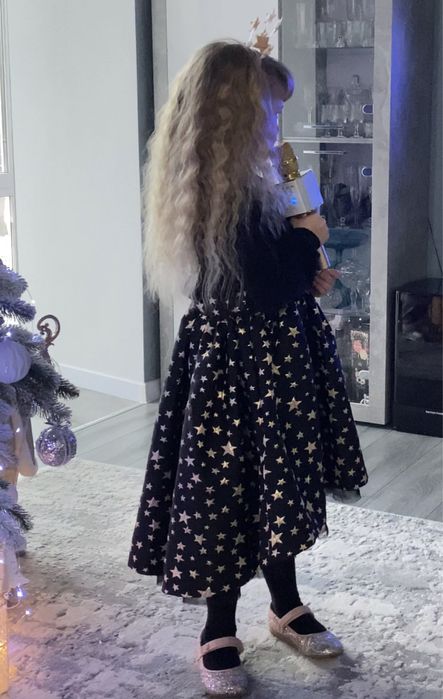 Прокат, продаж нарядного плаття зірочка + обруч+болеро